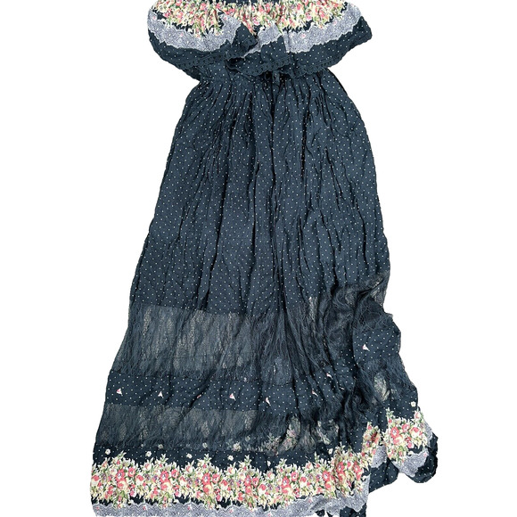 Freeway boho beachy dress Y2K women maxi dress a-line size S A000265 - Picture 4 of 8